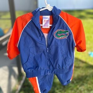 Baby Blue and Orange Florida Gators Matching Set